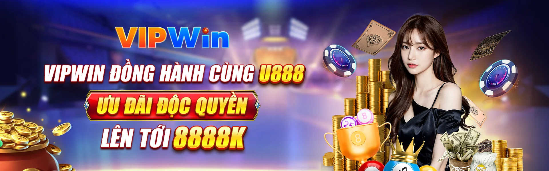 vipwin đồng hành cùng u888 banner