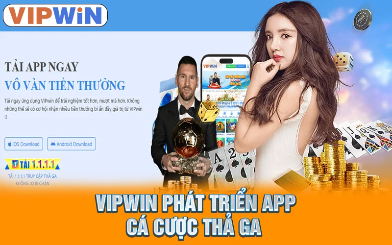 VIPWIN | Nhà Cái Đẳng Cấp VIP 2025 | Đăng Ký Nhận KM 88K 5 VIPWIN phát triển app cá cược thả ga